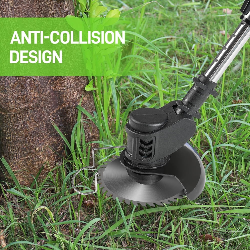 Cordless Electric Lawn Trimmer Weed Wacker 21V Grass Trimmer Lawn Edger P6111