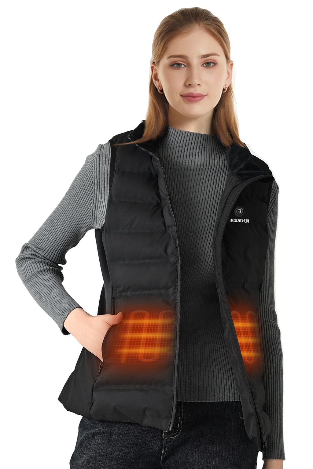 Black Fleece Heated Vest J6165