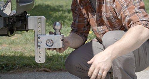 Adjustable 10x22 Drop Ball Mount with 3x22 Shank and Hitch Pin O865