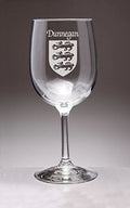 Irish Coat of Arms Wine Glasses Set of 4 J1021