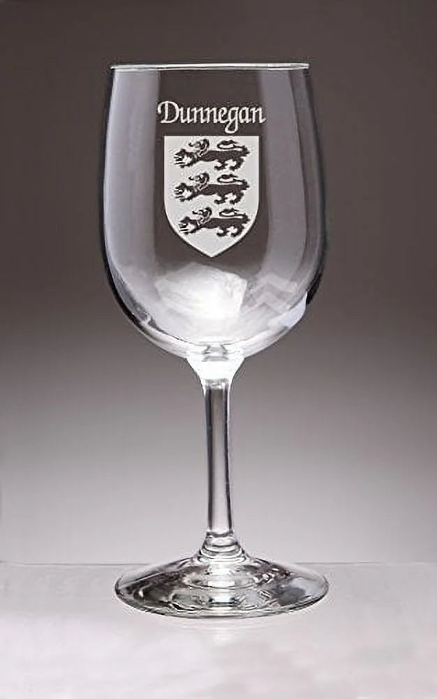 Irish Coat of Arms Wine Glasses Set of 4 J1021