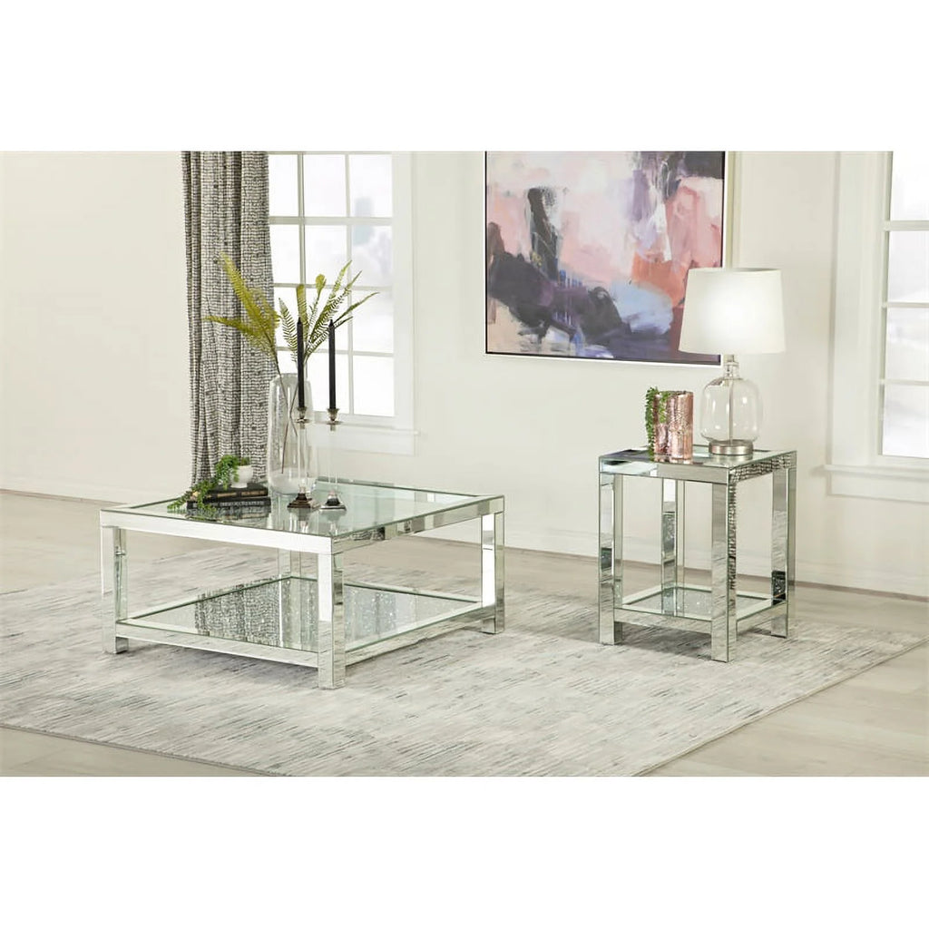 Square Glass Top Coffee Table E206498