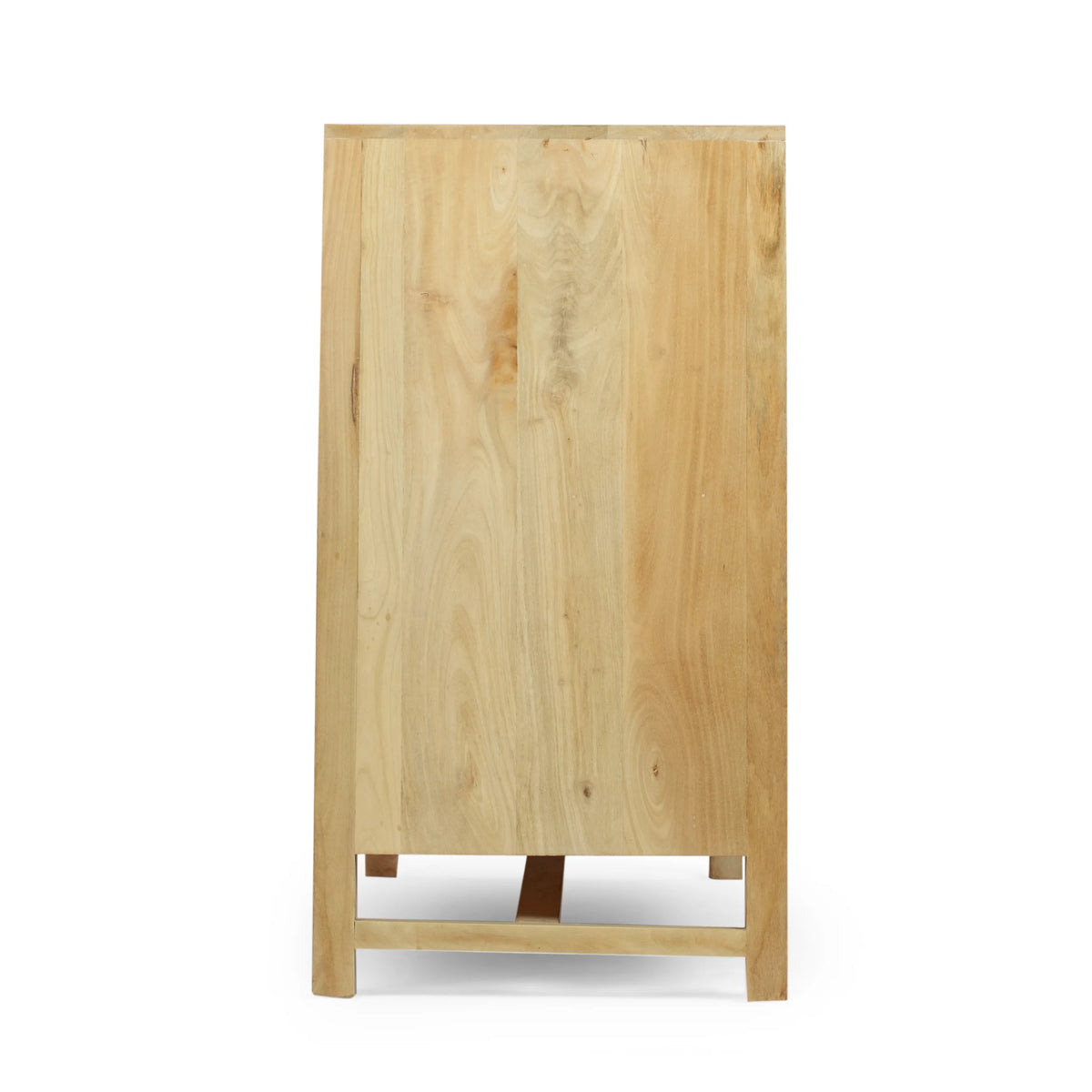 2 Door Mango Wood Cabinet with Wicker Caning S211847
