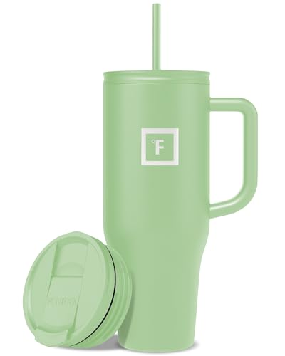 16 Oz Insulated Travel Tumbler with Straw I895463