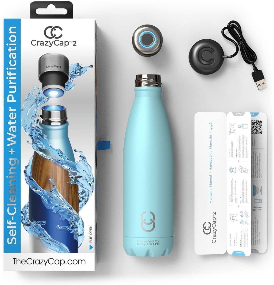 25oz Water Bottle Black Stone C422