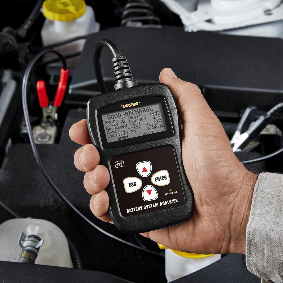 12V Digital Battery and System Tester T7697