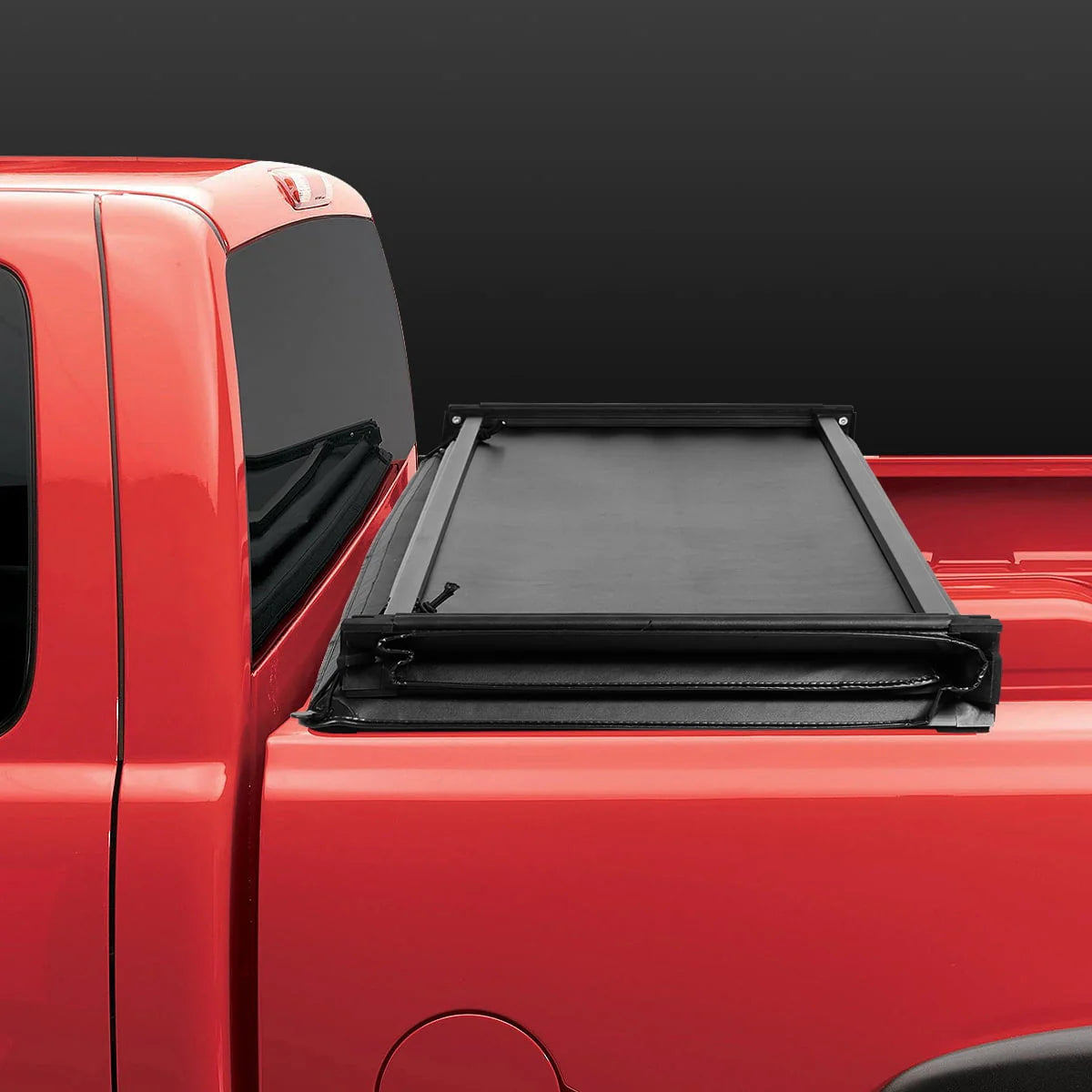 Adjustable Tri-Fold Soft Top Tonneau Cover K1701