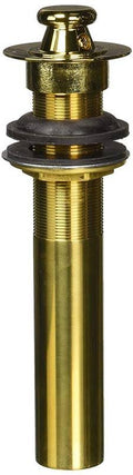 Lavatory Push Pop-Up Drain Assembly with Overflow Weathered Brass H19700