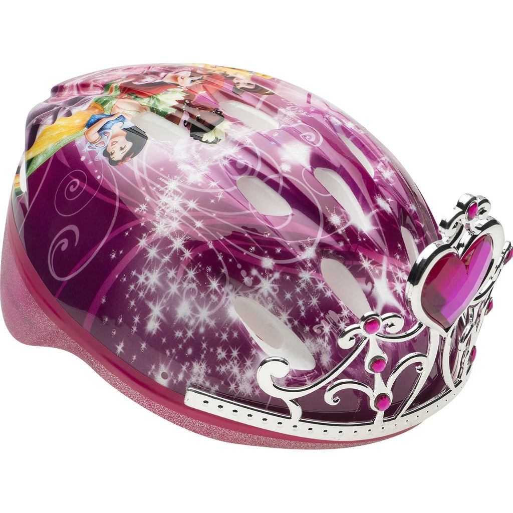 Pink Disney Princess 3D Tiara Bike Helmet, Child 5+ (50-54cm) G30242