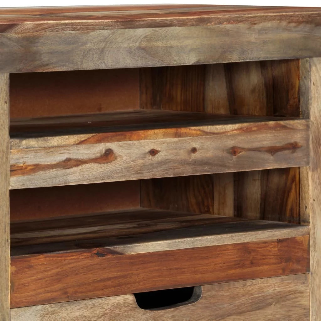 Gray Solid Sheesham Wood Sideboard P919200