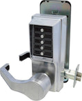 Keyless Door Lock Passage Left Hand Satin Chrome K52559