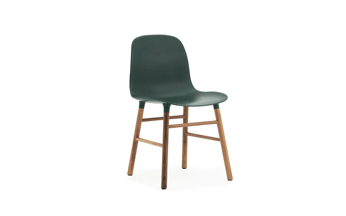 Walnut Green Wood Legs Chair F620604