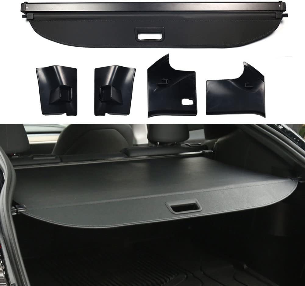 Cargo Cover for Tesla Model Y Rear Trunk Shade Cover Retractable U50721