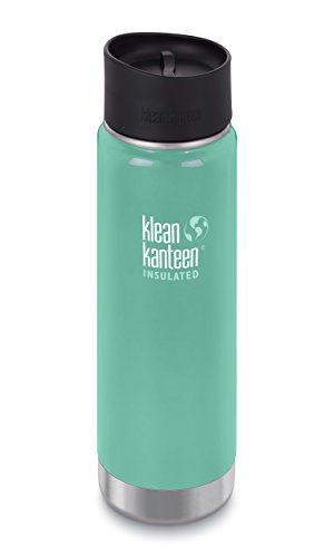 Wide Double Wall Vacuum Insulated Stainless Steel Coffee Mug with Leak Proof Café Cap H94814