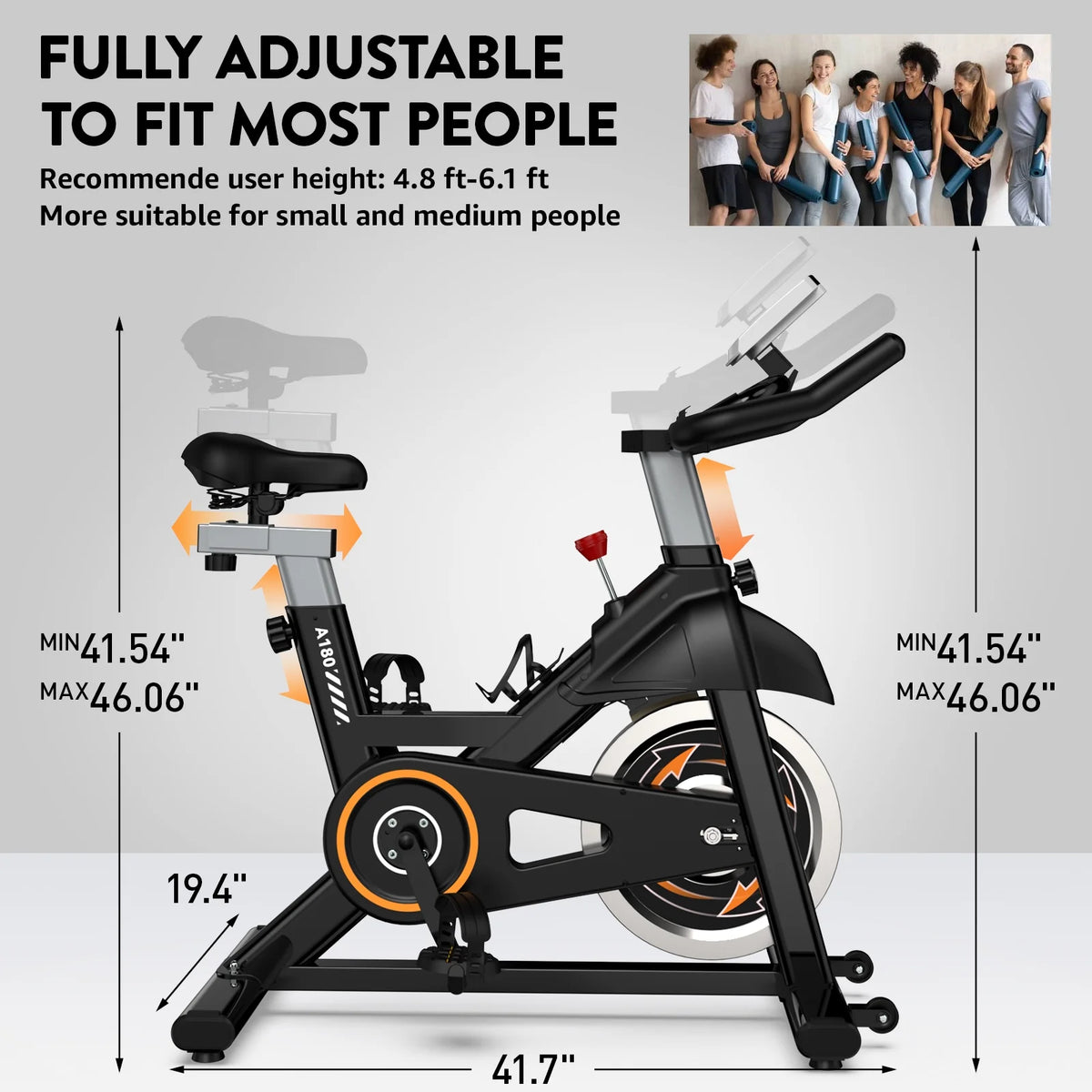 Indoor Cycling Exercise Bike M256