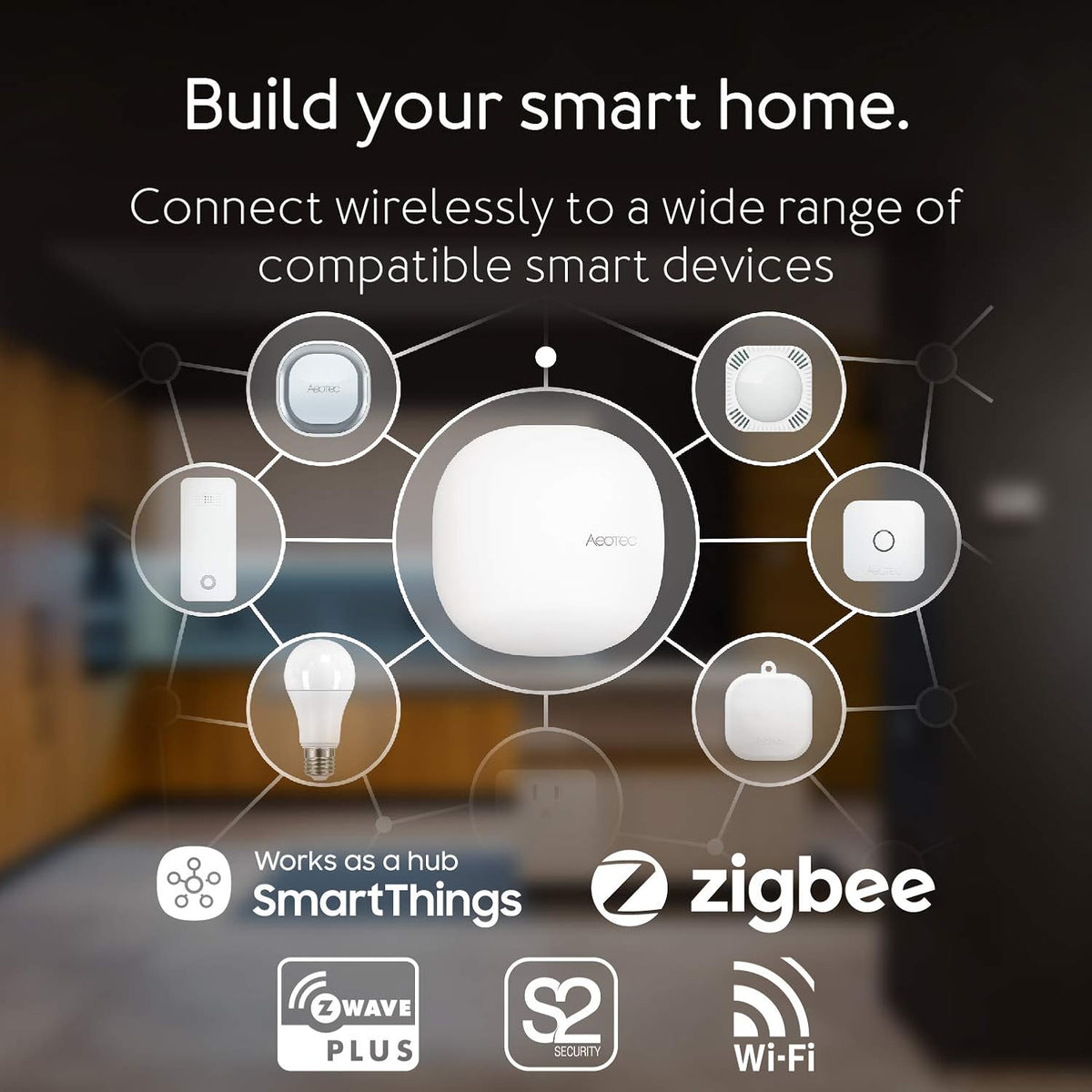 Smart Home Hub, Z-Wave, Zigbee, Matter Gateway K439023