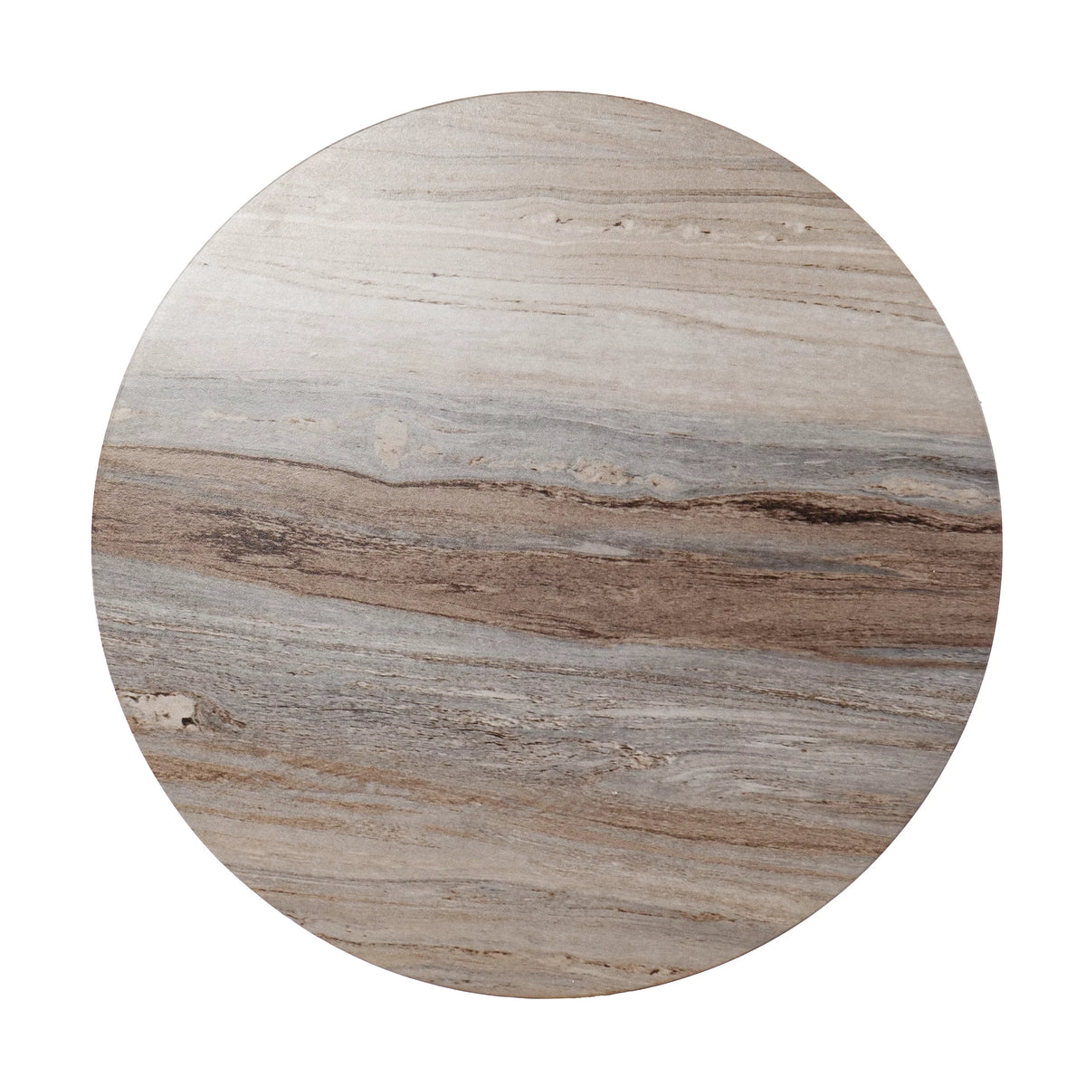Round Faux Marble End Table E3702