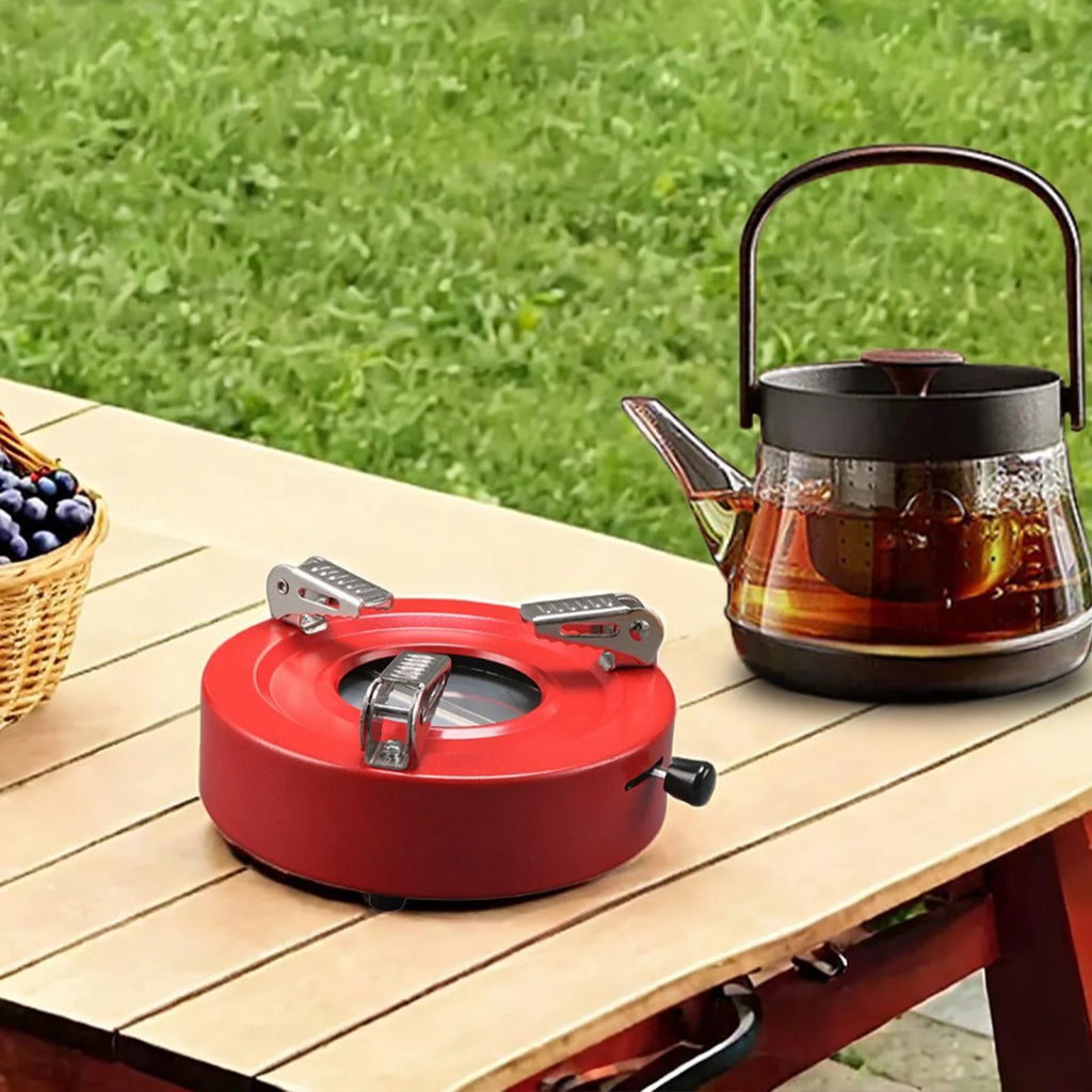 Red Round Metal Spirit Burner for Cooking T3535