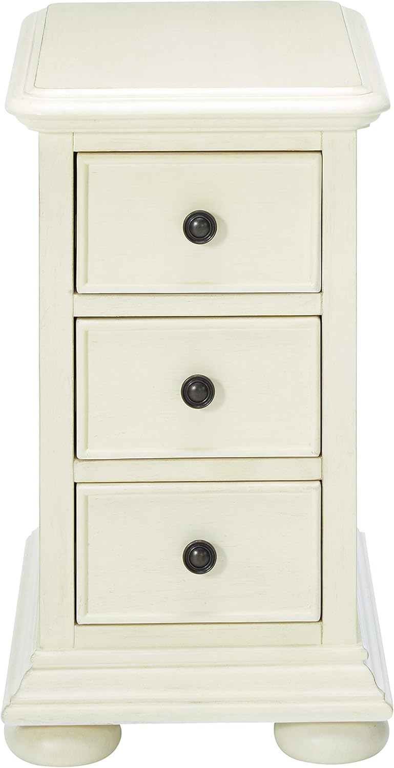 White Accent Chest Cabinet V909577