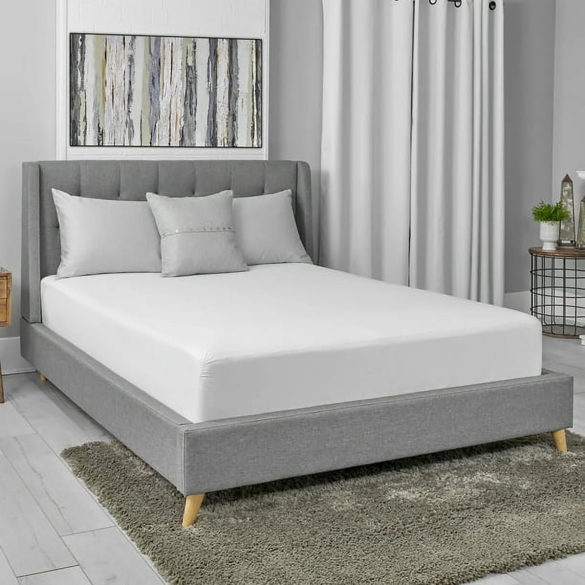 Waterproof EVA Fitted Mattress Protector King Q959