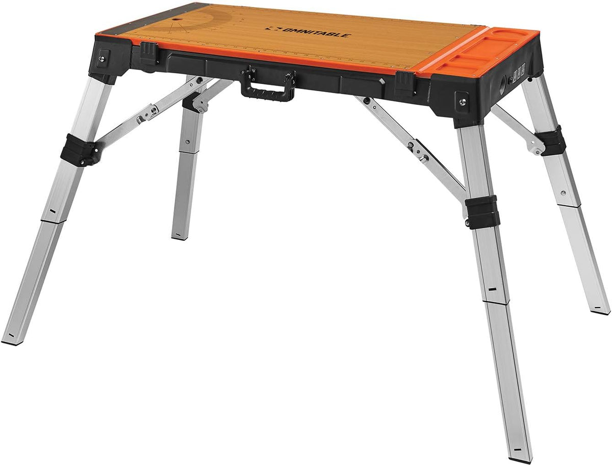 4 in 1 Portable Workbench Work Table Dolly Scaffold and Creeper Adjustable Height with Folding Legs L600813