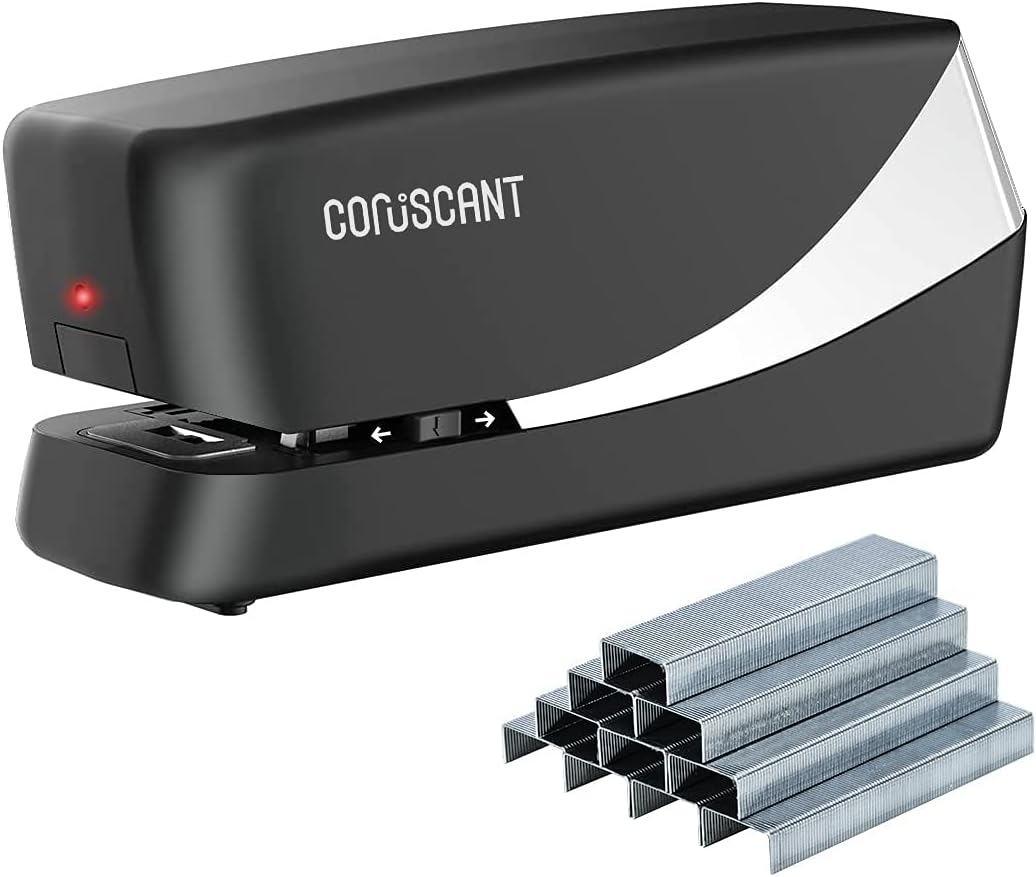 Electric Stapler, 25 Sheet Capacity, AC or Battery Powered R349559