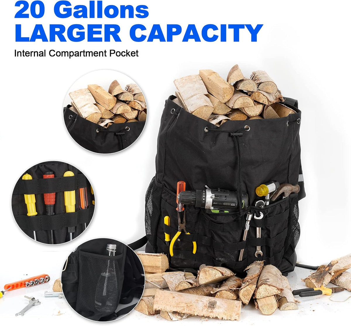Waterproof Large Capacity Trash Bag for SUV RV Jeep Wrangler S757