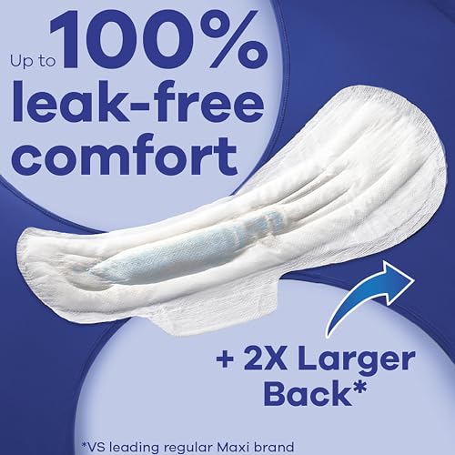 20 Count Heavy Overnight Maxi Pads with Wings W466
