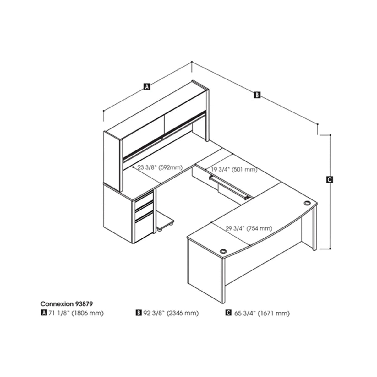 U-Shaped Workstation Kit N4004