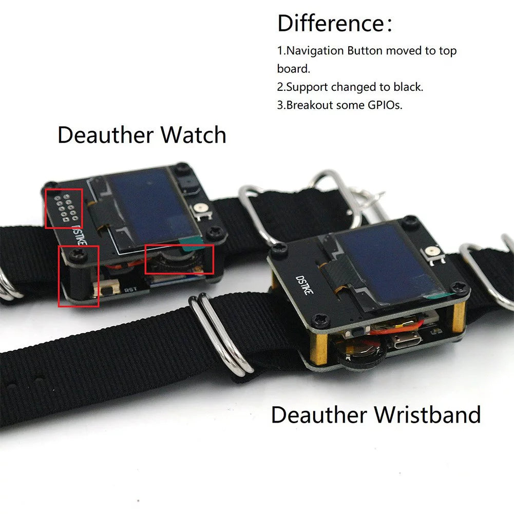 Wearable ESP8266 Development Board Smart Watch I3094
