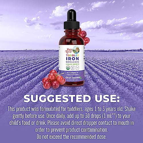 Liquid Iron Supplement for Children Ages 1-3, 2 Fl Oz Q828