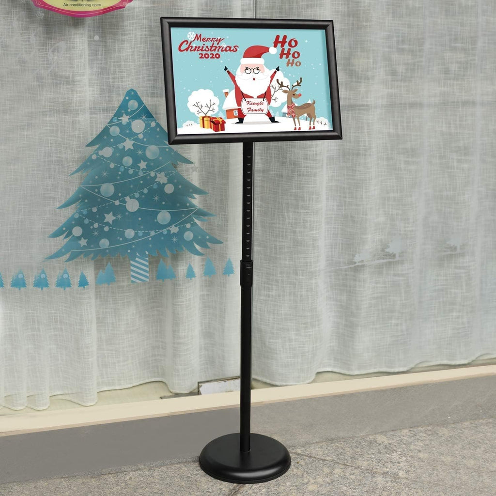 2 Pack Adjustable Sign Stand 8.5x11 Inch Black J275527