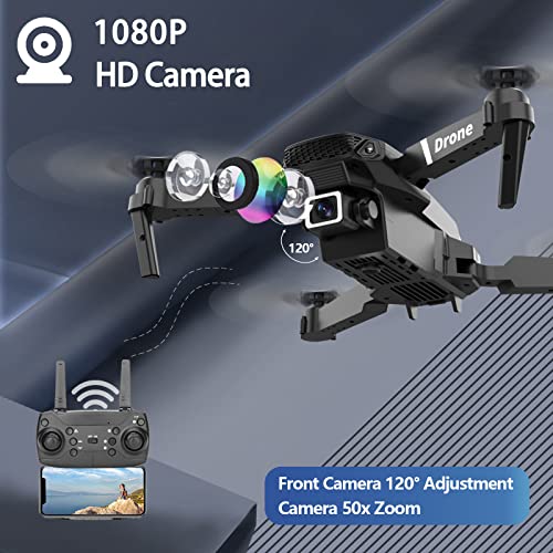 Foldable RC Quadcopter with Dual Camera, 1080P FPV, 3 Batteries I540735