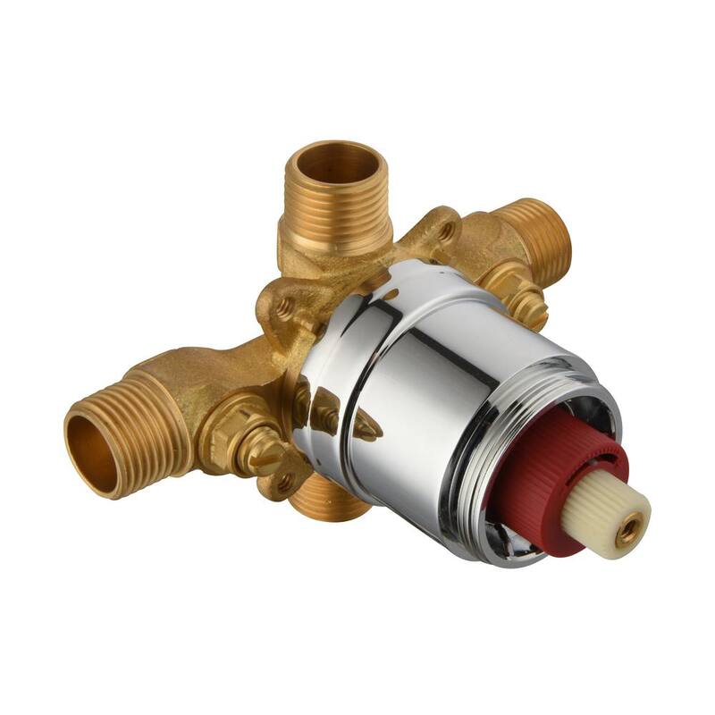 Single Handle Tub and Shower Faucet 1.8 GPM Polished Brass C54244