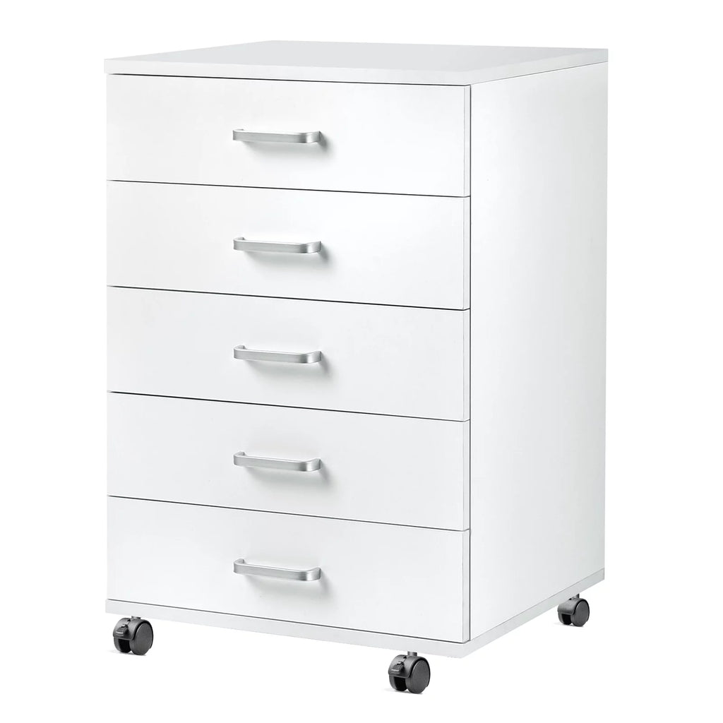 White 5 Drawer Storage Dresser G47872