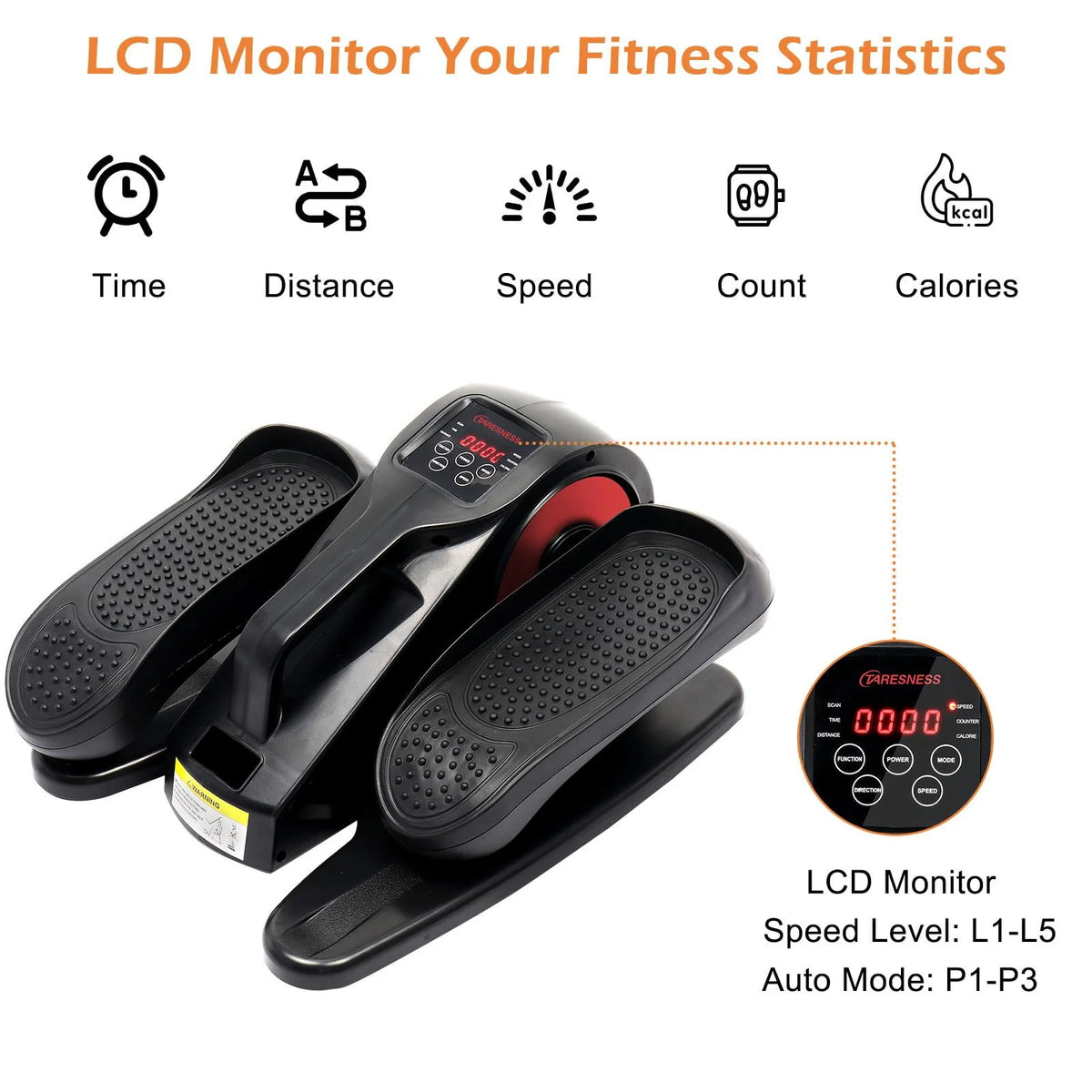 Electric Under Desk Elliptical Cycle Q787