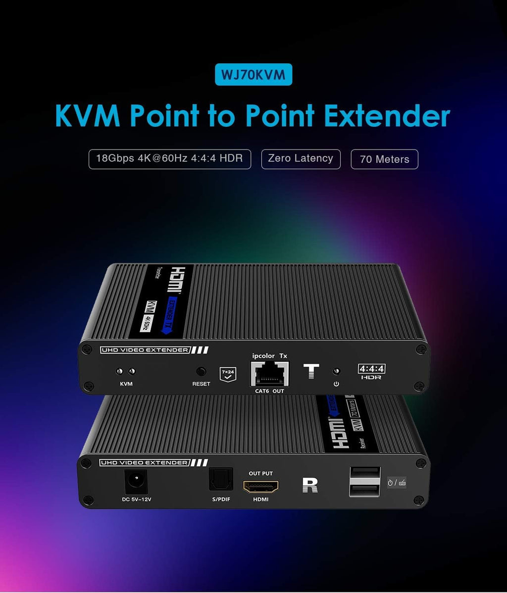 4K@60Hz Cascadable HDMI Extender (KVM) V52870