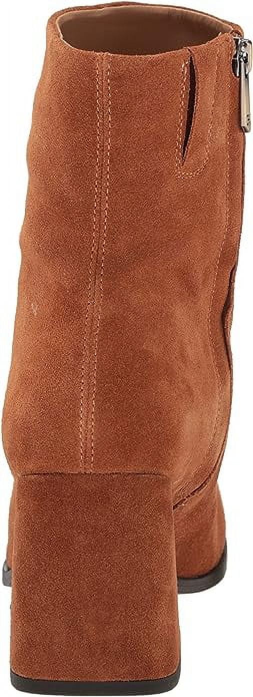 Frontier Brown Leather Block Heel Boots W566443