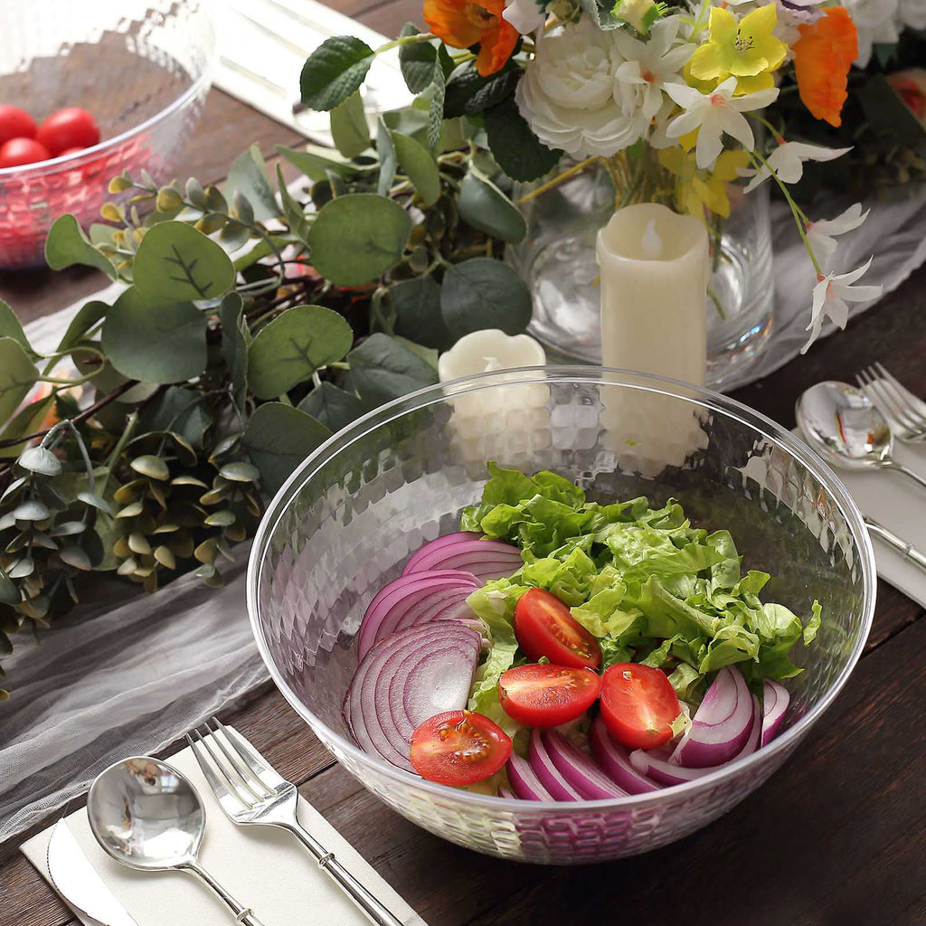 Clear 2qt Disposable Plastic Punch Bowl U574019