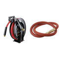 Steel Dual Arm Air Hose Reel (1/2" x 50 ft.) and Air Leader Hose (1/2" x 6 ft.) C513085
