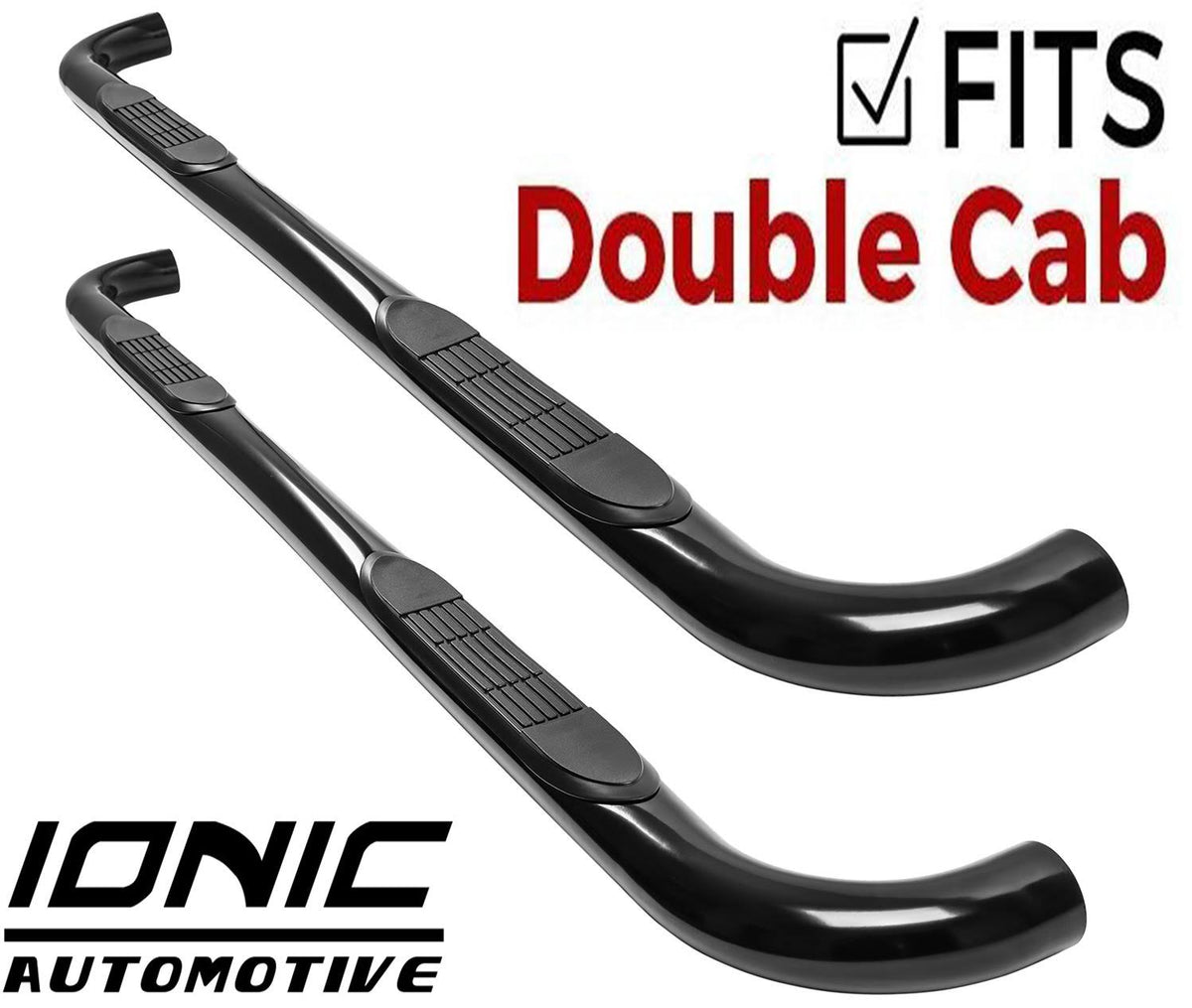 Black Nerf Bars for Toyota Tundra Double Cab B68357