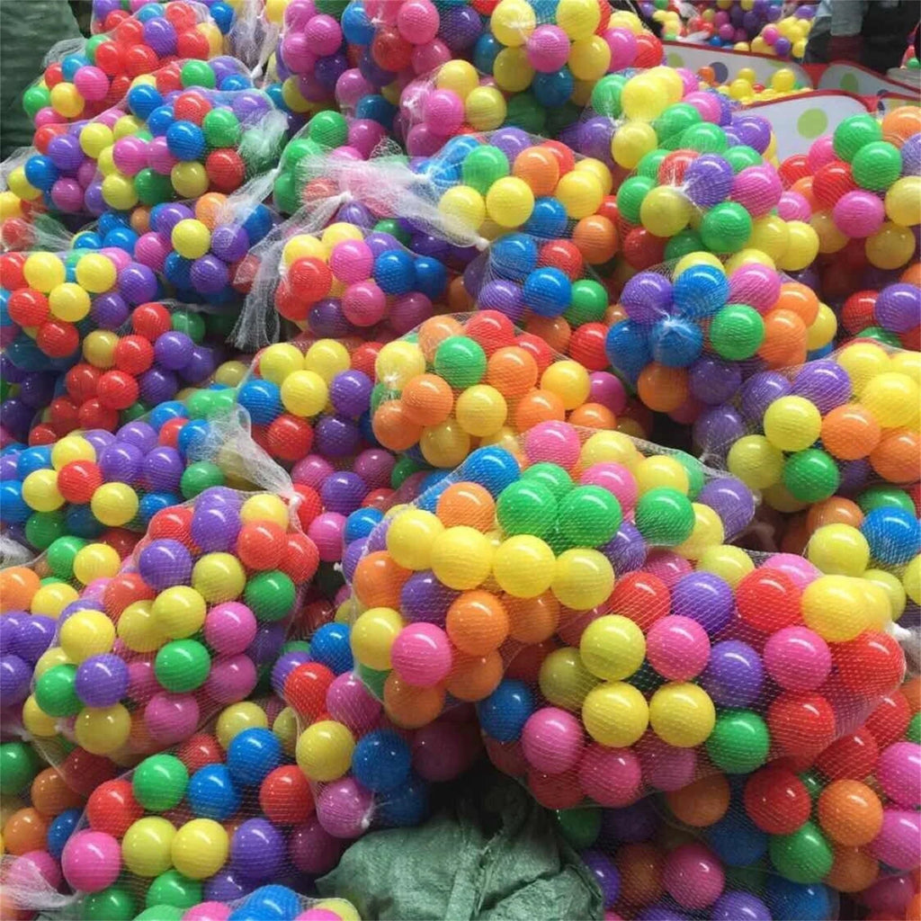 50PCS 5.5cm Colorful Soft Plastic Ocean Balls V7299