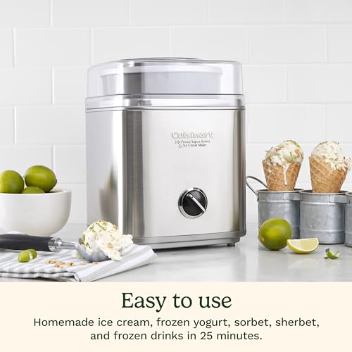 Ice Cream Maker 2-Qt Silver O94089