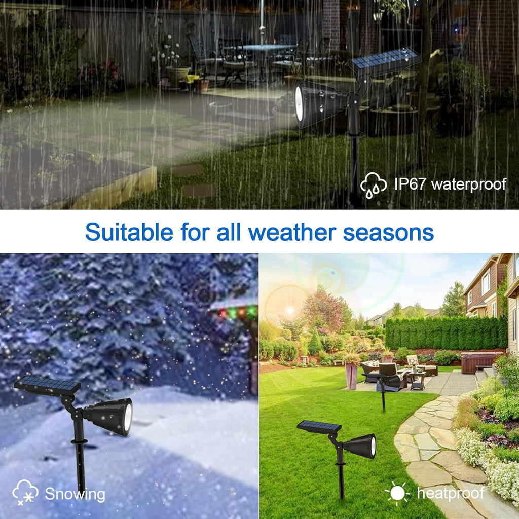 4 Pack Adjustable Solar Spot Lights D38257