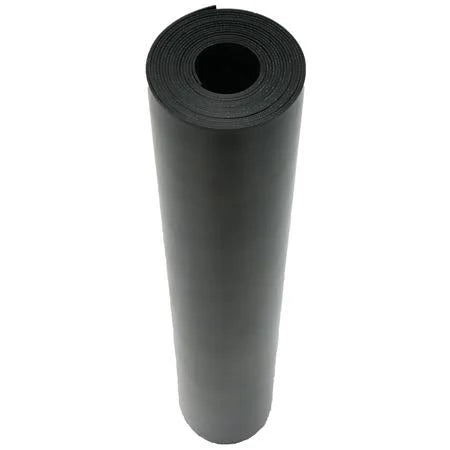 Black 1/4 in. x 36 in. x 240 in. SBR Rubber Sheet Y443393