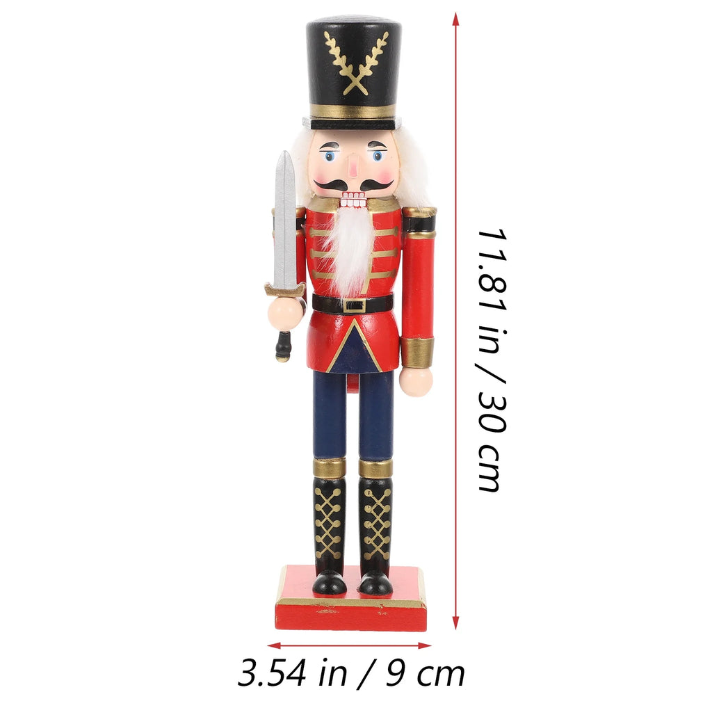 Wooden Christmas Nutcracker Doll Ornament P811528