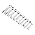 10 Piece Metric Combination Wrench Set Y362