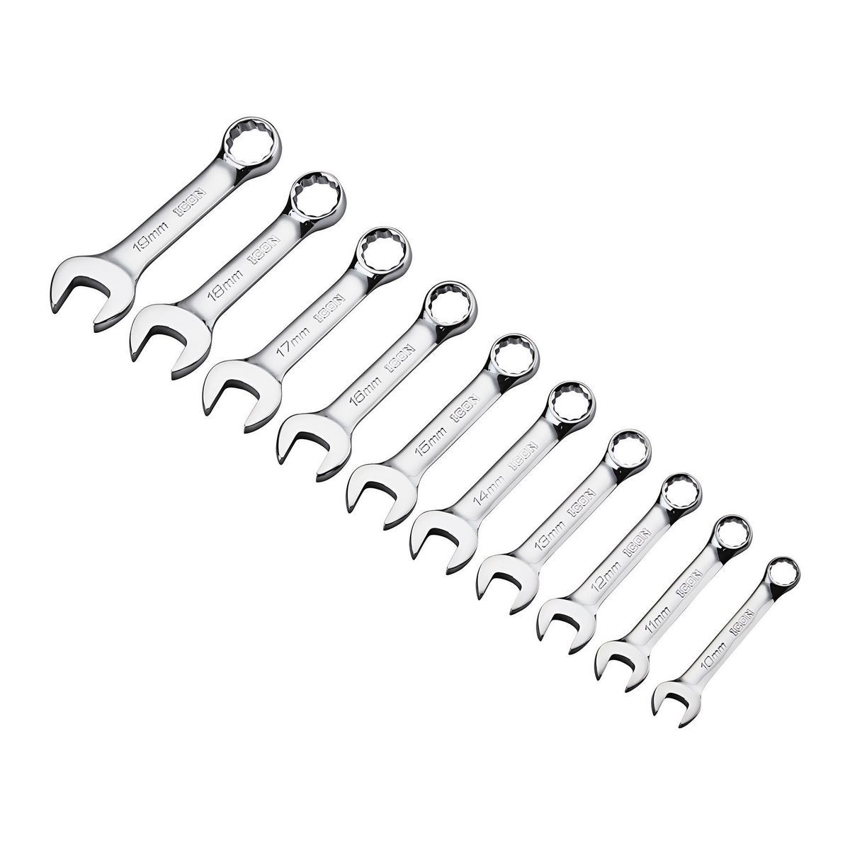 10 Piece Metric Combination Wrench Set Y362