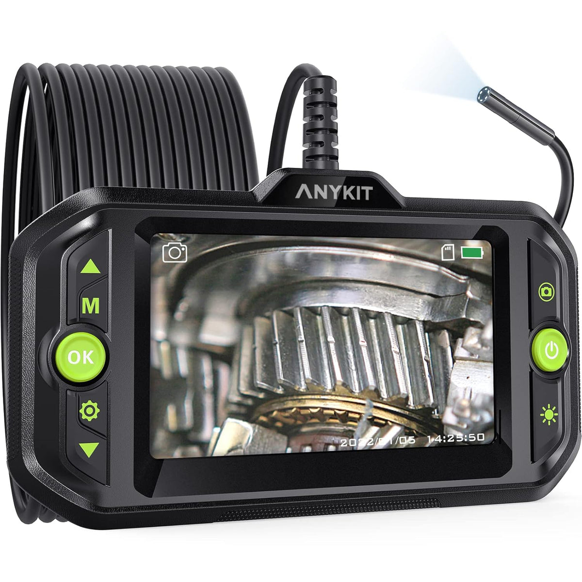 1080P HD Borescope Inspection Camera with 6 LED Lights A2436