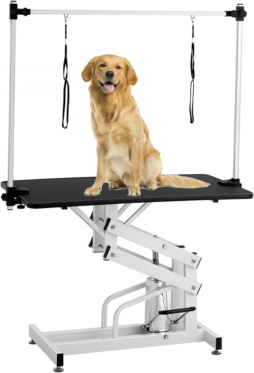 Hydraulic Dog Grooming Table, Heavy Duty, 43''/Black R56773